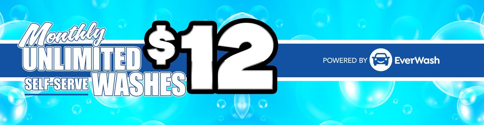 Monthly Unlimited Washes Promo Banner